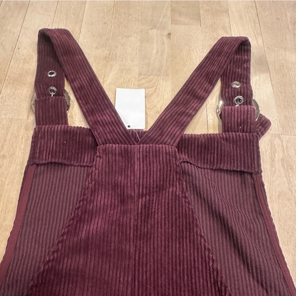 NWT Luxology Purple Corduroy Jumper Pocket Dress Women’s Size Small - Picture 11 of 14